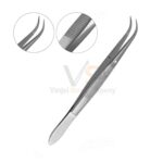Splinter Forceps 4 5 Curved Serrated Tips | VS Surgico