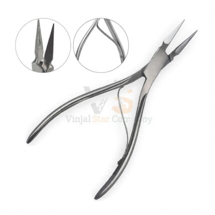 Virtus Splinter Forceps 6 Straight Serrated Tips | VS Surgico