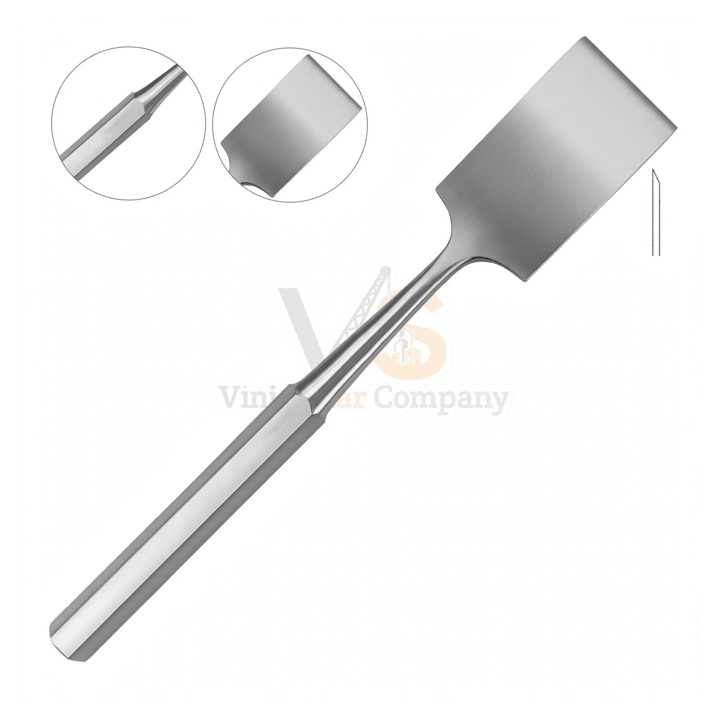 sm5031 Hibbs Chisel 9 Straight 3.8cm Wide Blade | VS Surgico - Image 1