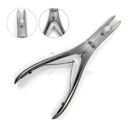Ruskin Bone Rongeur 6 Straight 3Mm Bite Double Action | VS Surgico