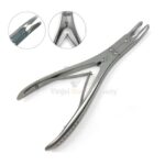 Ruskin Bone Rongeur 6 Curved 3Mm Bite Double Action | VS Surgico