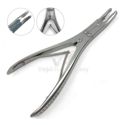 Ruskin Bone Rongeur 7 25 Curved 5Mm Bite | VS Surgico