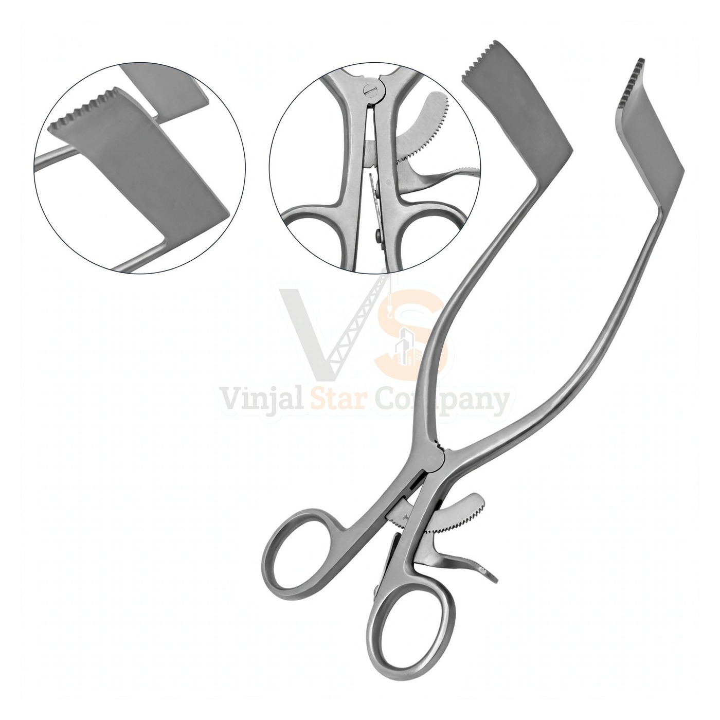 sm5045-1.jpg Meyerding Self Retaining Laminectomy Retractor 1 9X6 1cm Blade | VS Surgico - Image 1