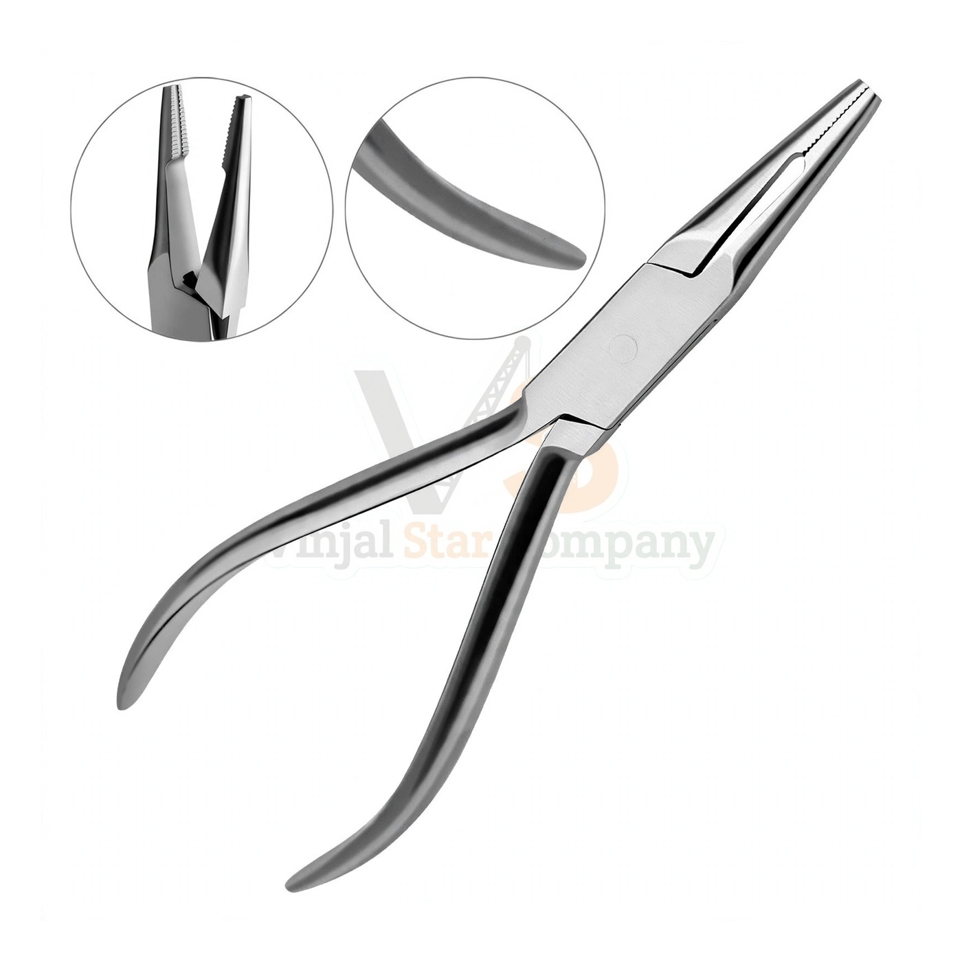 sm5065 Pin Puller Pliers Groove Serrated Jaws | VS Surgico - Image 1