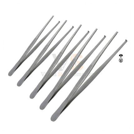 5 Thumb Tissue Forceps Set 1X2 Teeth | VS Surgico
