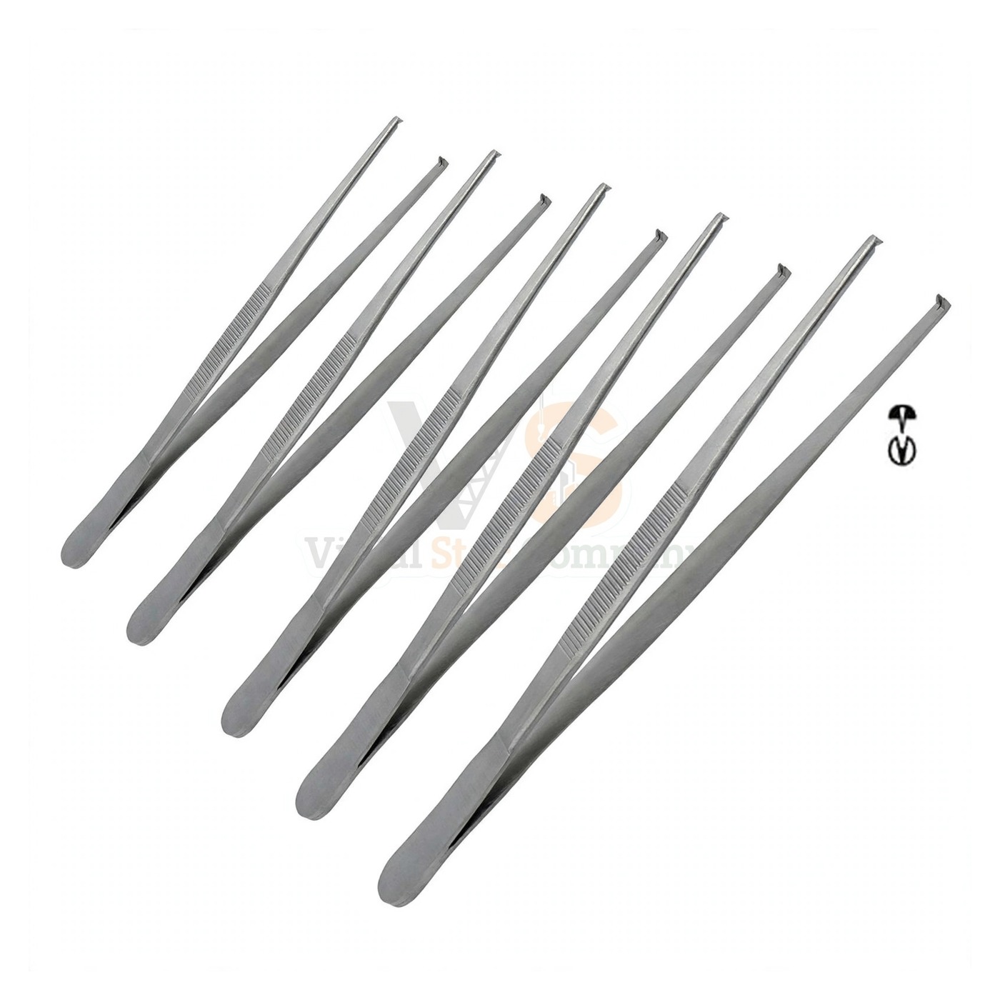 sm5110-1.jpg 5 Thumb Tissue Forceps Set 1X2 Teeth | VS Surgico - Image 1