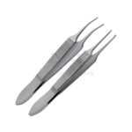 2 Graefe Iris Forceps 3 Straight Curved 1X2 Teeth | VS Surgico