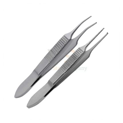 2 Graefe Iris Forceps 3 Straight Curved 1X2 Teeth | VS Surgico