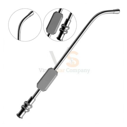 Von Eicken Antrum Cannula Long Curved 3Mm Tip | VS Surgico