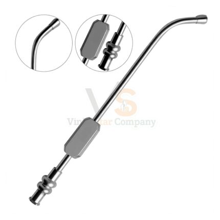 Von Eicken Antrum Cannula Long Curved 4Mm Tip | VS Surgico