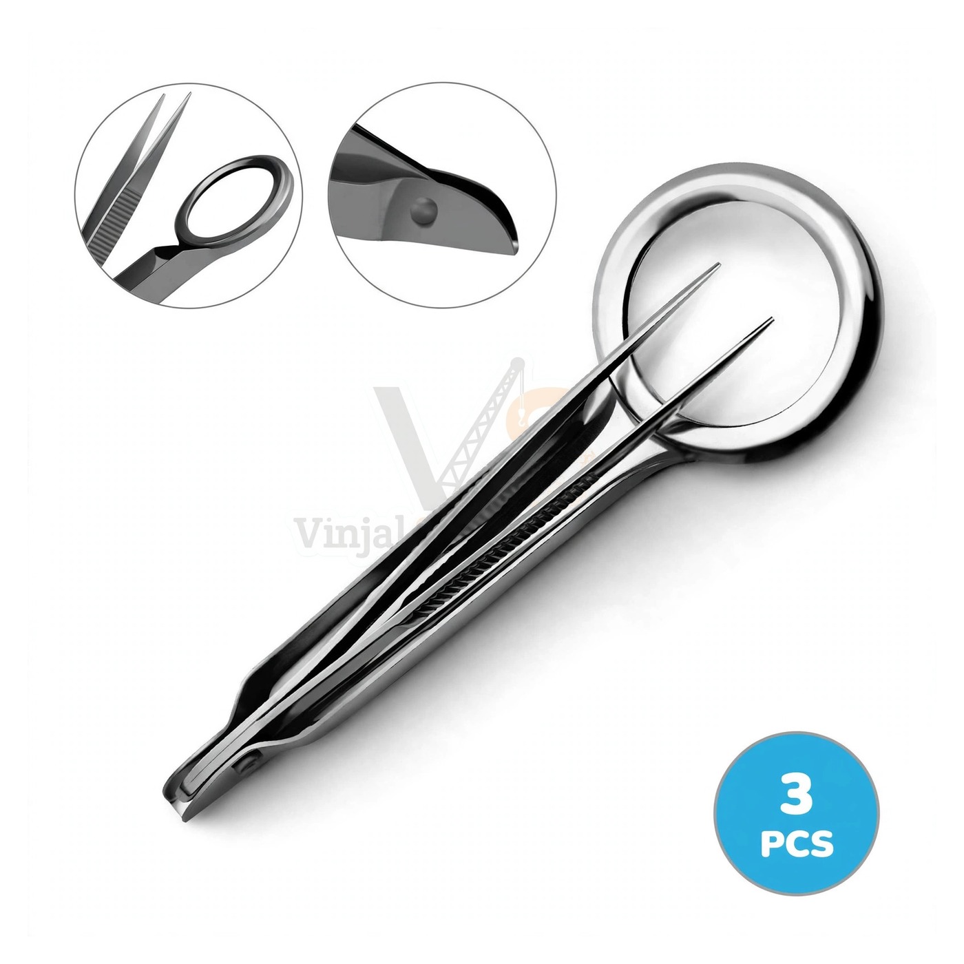 sm5217-1.jpg 3 Magnifying Splinter Forcep Tweezers Set | VS Surgico - Image 1