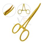 Halsted Mosquito Forceps 5 Curved Full Gold | VS Surgico