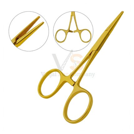 Hartmann Mosquito Forceps 3 5 Str Full Gold | VS Surgico