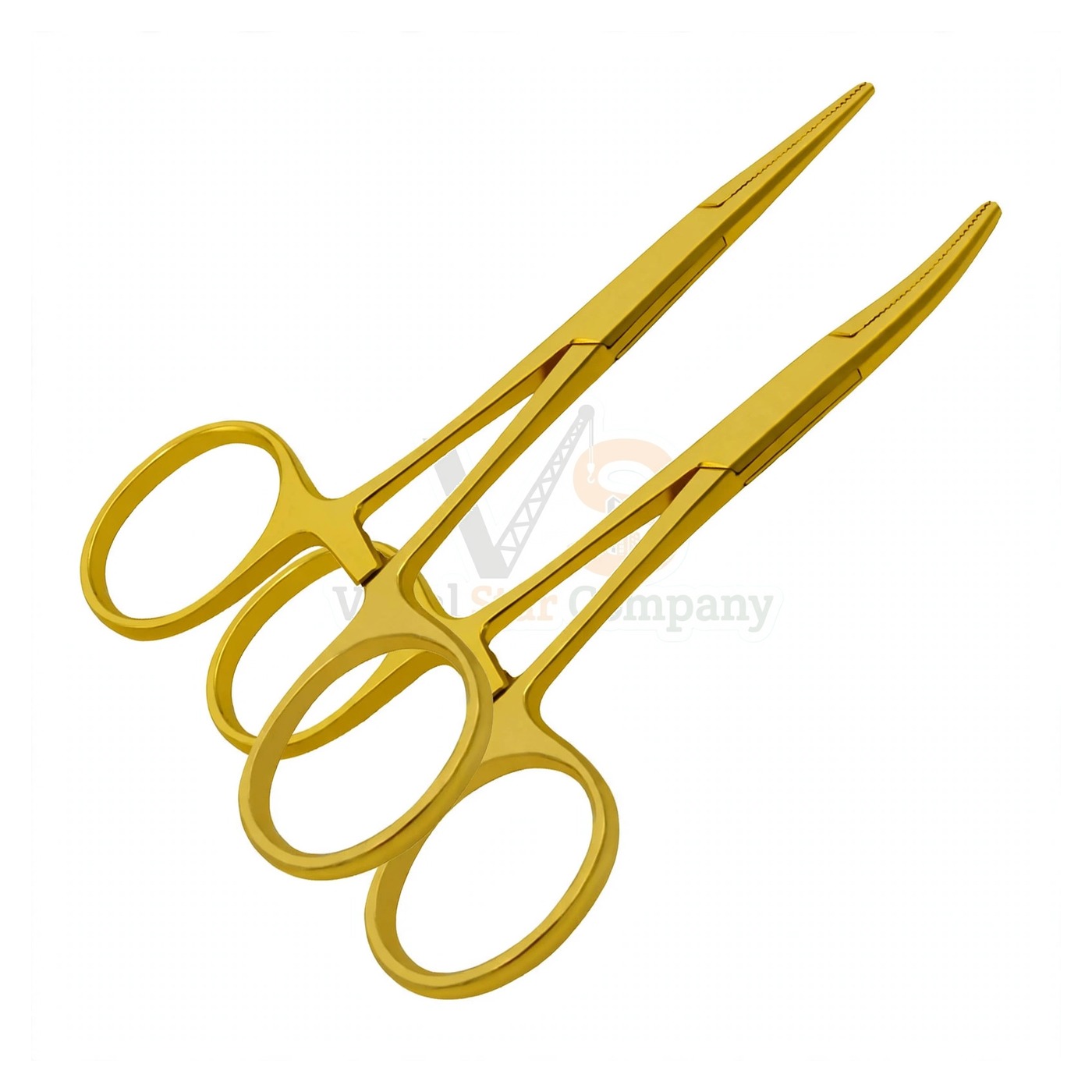sm5247-1.jpg 2 Full Gold Halsted Mosquito Forceps 5 Str Curvd | VS Surgico - Image 1