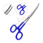 Kelly Hemostatic Crvd 6 25 Blue Pvc Handle | VS Surgico