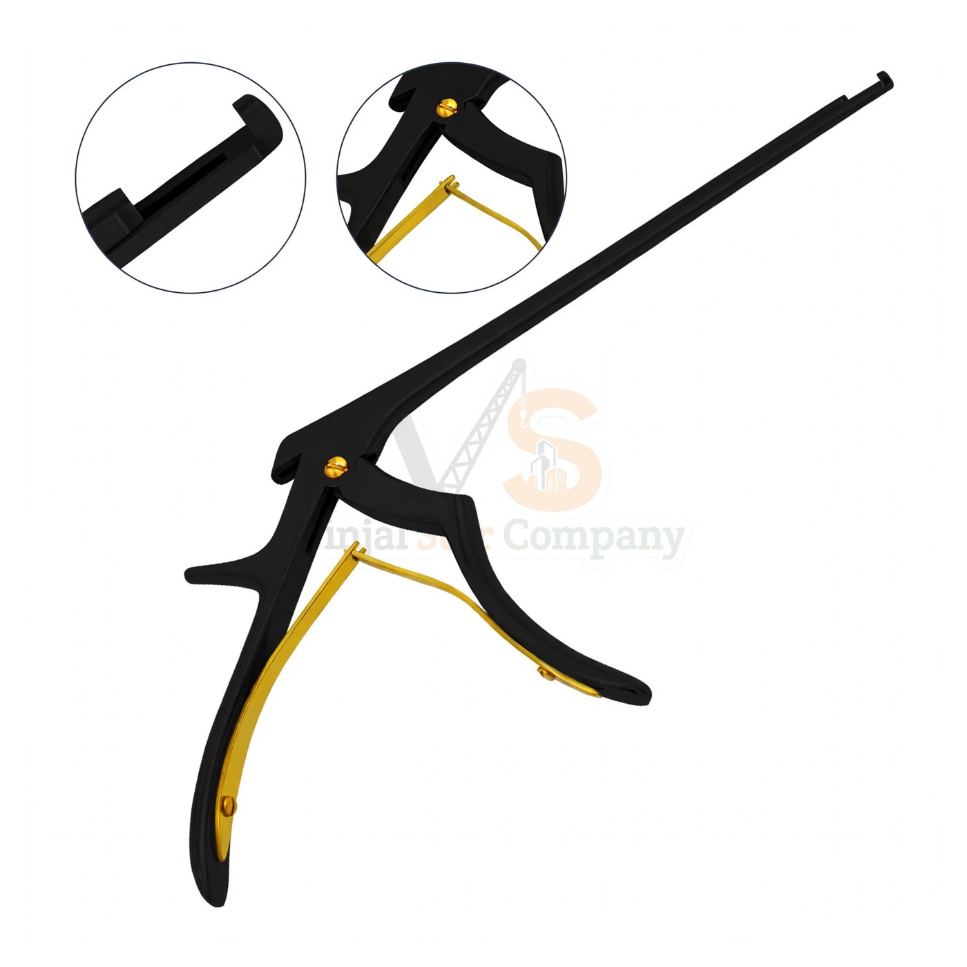 sm8275-1.jpg Kerrison Rongeur 90 Degree Up 1Mm Full Black | VS Surgico - Image 1