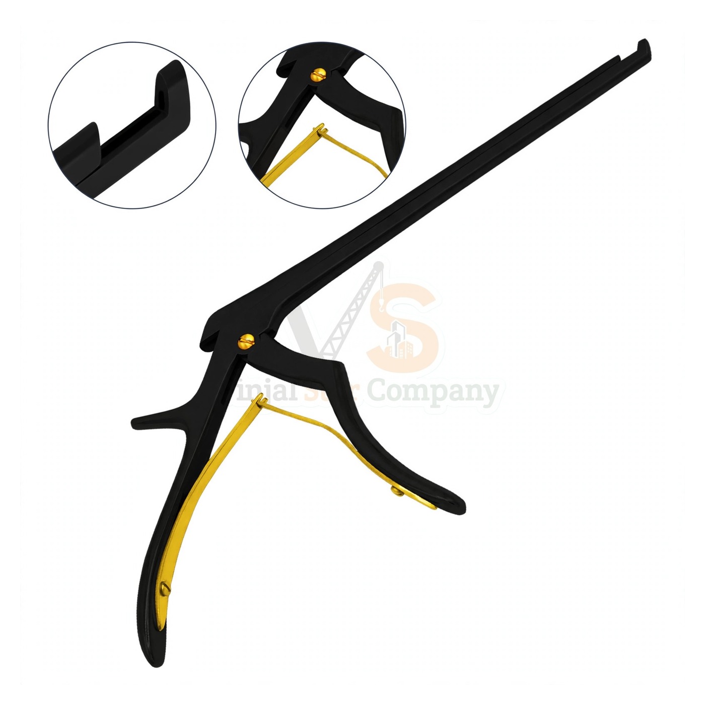 sm8284-1.jpg Kerrison Rongeur 45 Degree Up 5Mm Full Black | VS Surgico - Image 1